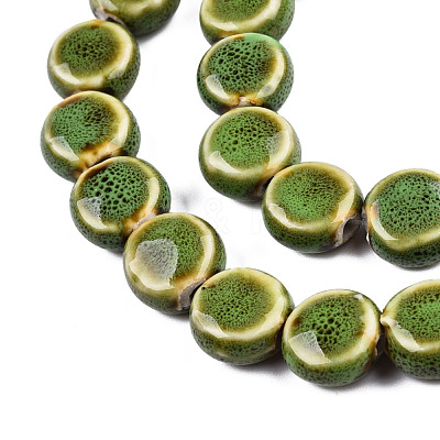 Handmade Porcelain Ceramic Beads Strands PORC-Q265-008C-1