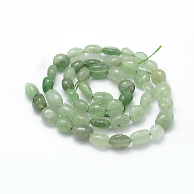 Natural Green Aventurine Beads Strands G-K230-05B-1