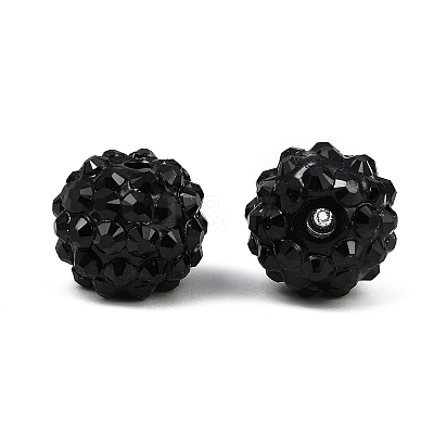 Resin Rhinestone Beads RESI-S315-12x14-01-1