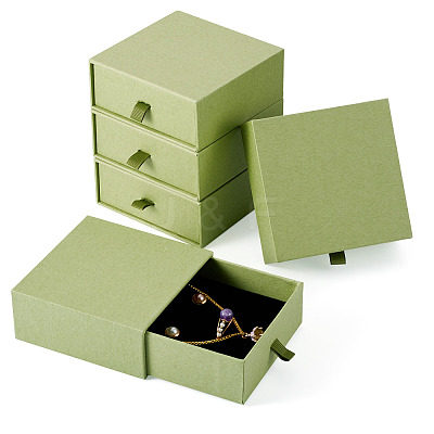 5Pcs Paper Jewelry Packing Drawer Boxes CON-TA0001-34A-1