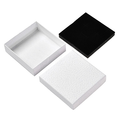 Square Cardboard Necklace Box CBOX-Q038-02B-1
