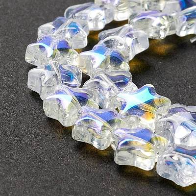 Transparent Glass Beads Strand GLAA-F112-02I-1