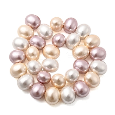 Shell Pearl Beads Strands BSHE-F013-01Q-1