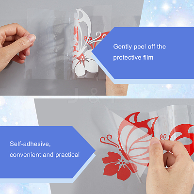 PET Self Adhesive Car Stickers DIY-WH20013-09A-1