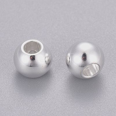 201 Stainless Steel Beads STAS-K210-42F-S-1