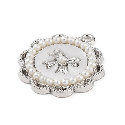 Rack Plating Alloy with Acrylic Pendants FIND-B037-02P-02-1