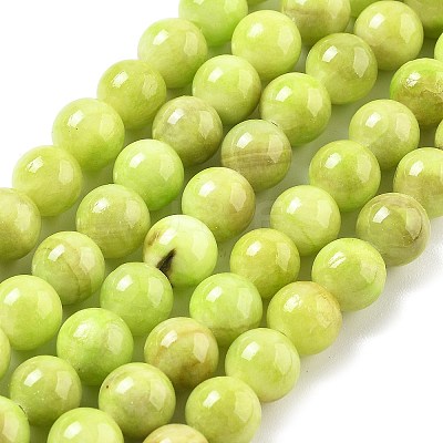 Natural Persian Jade Beads Strands G-A255-A02-02B-1