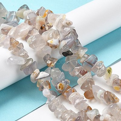 Natural Chalcedony Beads Strands G-M205-83-1