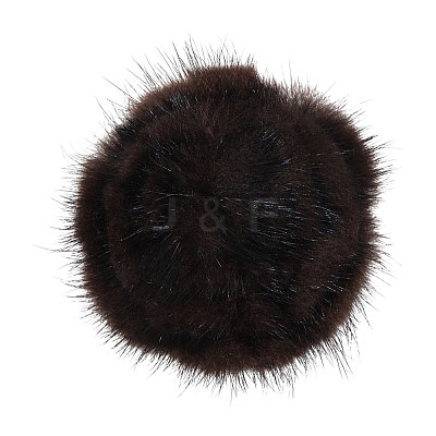 Faux Mink Fur Lapel Pins JEWB-WH0026-94B-1