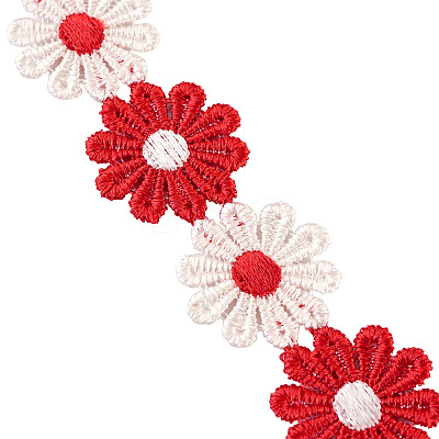 Colorful Polyester Lace Trim OCOR-TA0001-34A-1