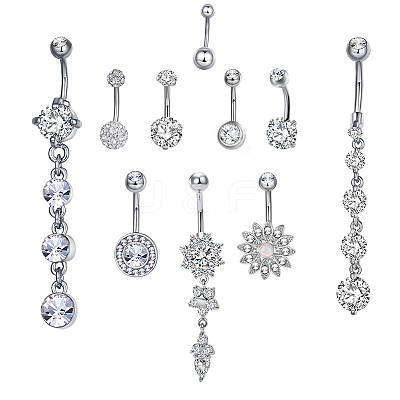 Brass Piercing Jewelry AJEW-EE0006-81P-1