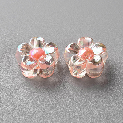 Transparent Acrylic Beads TACR-S152-06B-SS2109-1