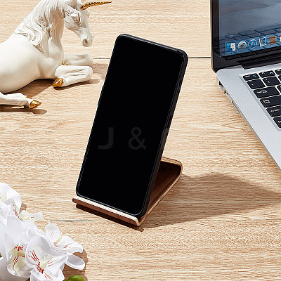 Wooden Mobile Phone Holders AJEW-WH0270-142B-1