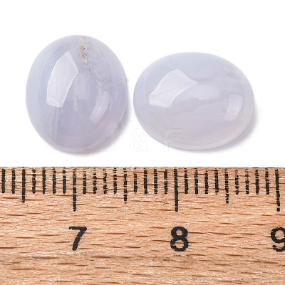 Natural Blue Lace Agate Cabochons G-I363-01E-1