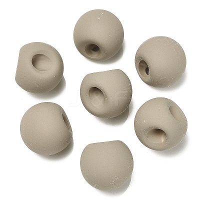Rubberized Acrylic Beads OACR-G012-05I-1