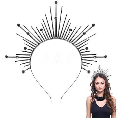 Alloy Virgin Halo Hair Bands OHAR-WH20011-08B-1