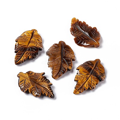 Natural Tiger Eye Pendants G-I336-01-18-1