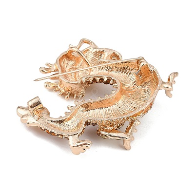 Dragon Alloy Rhinestones Brooches JEWB-S022-09A-1