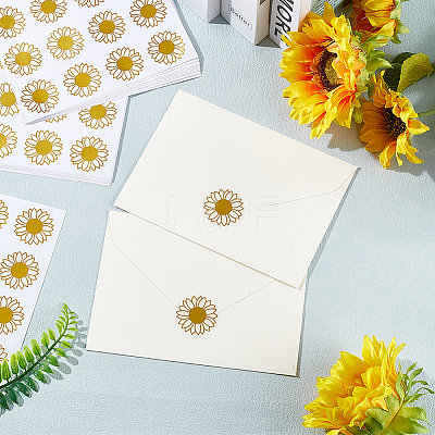 Gold Foil Self-adhesive Stickers DIY-WH20001-13E-1