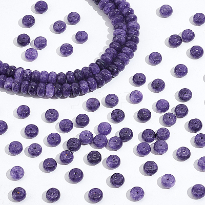 2 Strands Natural Amethyst Beads Strands G-NB0004-92-1