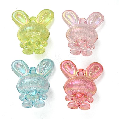 Transparent Acrylic Pendants PACR-Q008-23-1