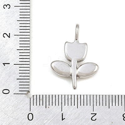 304 Stainless Steel Rhinestone Pendants RB-CBA40D0-04P-B-1