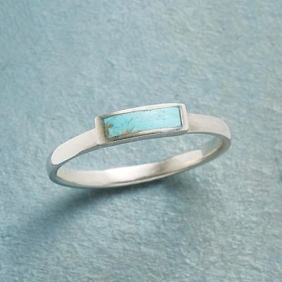 Retro Alloy and Turquoise Finger Rings FS-WG23DA3-01-1