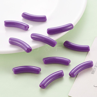 Opaque Acrylic Beads MACR-S372-002B-S016-1