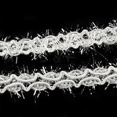 Polyester Wavy Lace Trim OCOR-K007-12-1