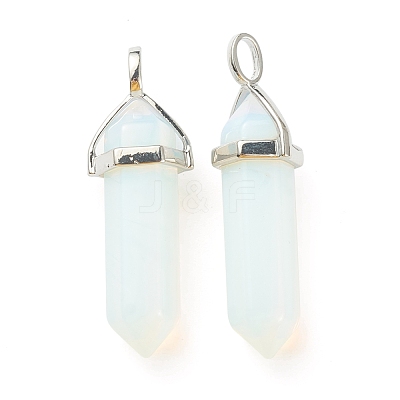 Opalite Pointed Pendants G-M378-01P-A24-1