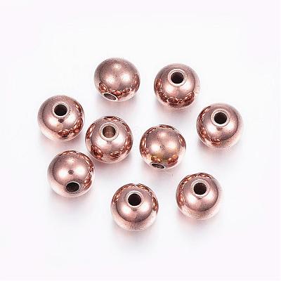 304 Stainless Steel Beads STAS-L187-8mm-10RG-1