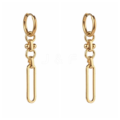 304 Stainless Steel Huggie Hoop Earrings EJEW-JE04550-01-1