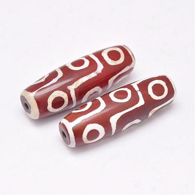 Tibetan Style 9-Eye dZi Beads TDZI-G009-B15-1