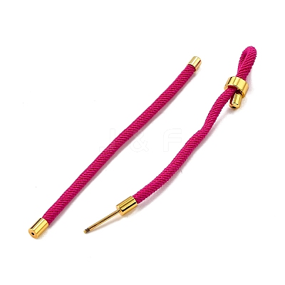 Braided Nylon Cord Bracelet Making MAK-A017-D03-35G-1