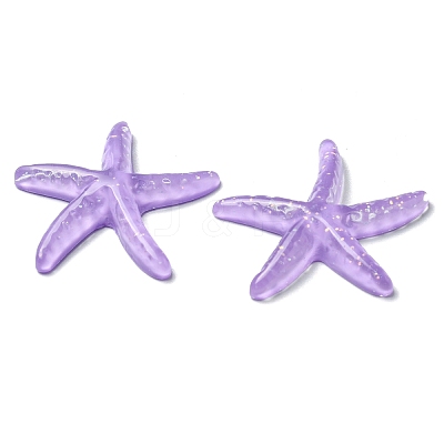 Translucent Resin Sea Animal Cabochons RESI-B016-01E-1