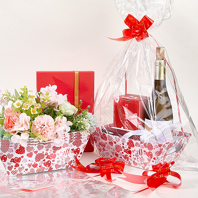 Heart Cardboard Gift Basket Kit CON-WH20013-01A-03-1