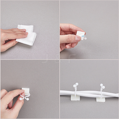 Plant Climbing Wall Fixture Clips AJEW-PH0016-66-1