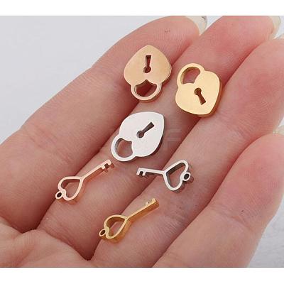 PVD Vacuum Plating 304 Stainless Steel Charms LS-STAS-WH0016-04-G01-1