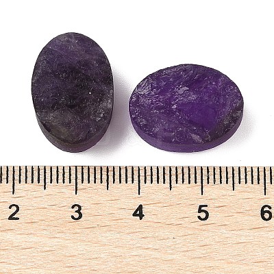Natural Amethyst Cabochons G-K338-38A-01-1