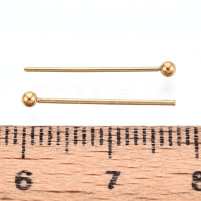304 Stainless Steel Head Pins STAS-T065-18mm-20G-1