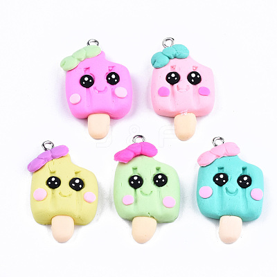 Handmade Polymer Clay Charms CLAY-T016-63-1