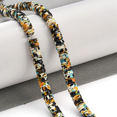Baking Paint Synthetic Turquoise Beads Strands G-H060-02B-11-1