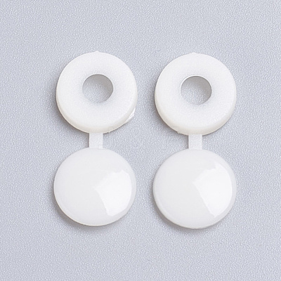 Plastic Hinged Screw Covers DIY-WH0164-65B-1