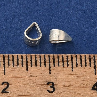 925 Sterling Silver Snap on Bails LS-STER-K177-04A-S-1