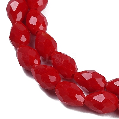 Opaque Solid Color Beads Strands LS-EGLA-N013-P8mm-D07-1