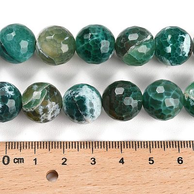Natural Fire Crackle Agate Beads Strands X-G-L595-A02-01E-1
