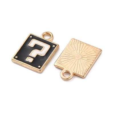 Alloy Enamel Charms ENAM-Q001-08G-03-1