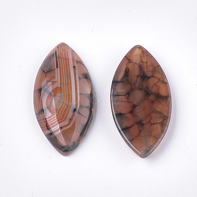 Natural Crackle Agate Cabochons G-T125-07C-1