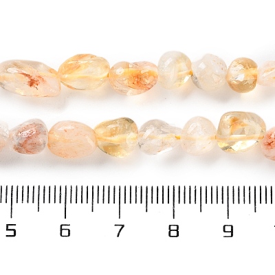 Natural Lodolite Quartz Beads Strands G-P497-01C-28-1