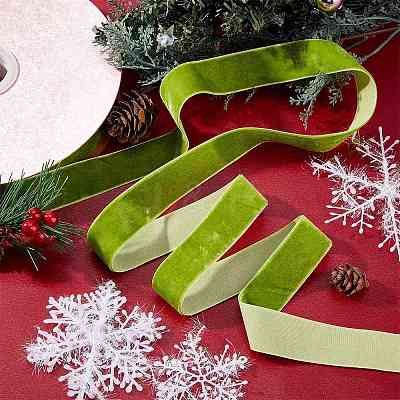 Velvet Ribbon SRIB-WH0006-18M-1